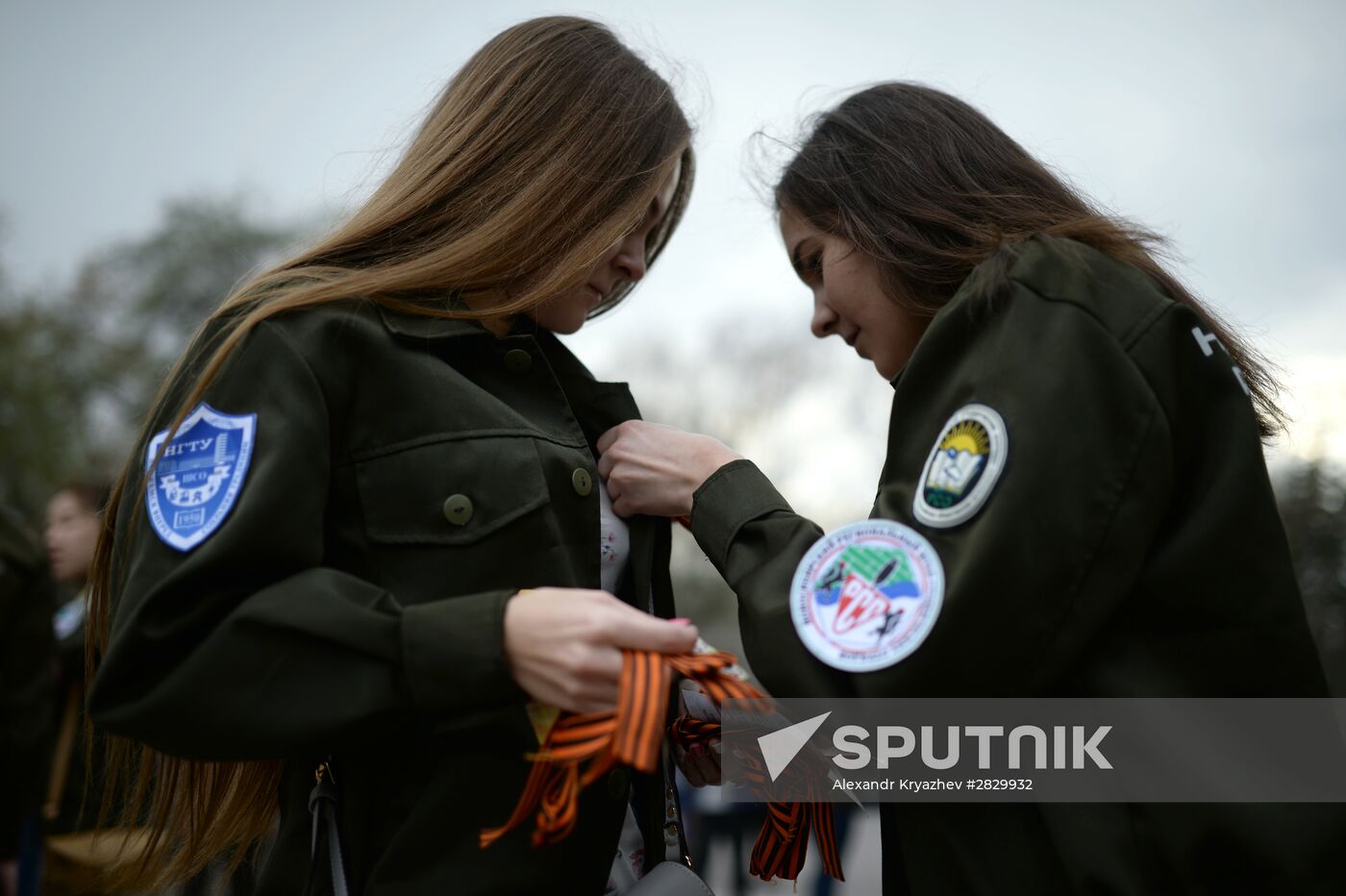 St. George Ribbon memorial campaign in Russian cities