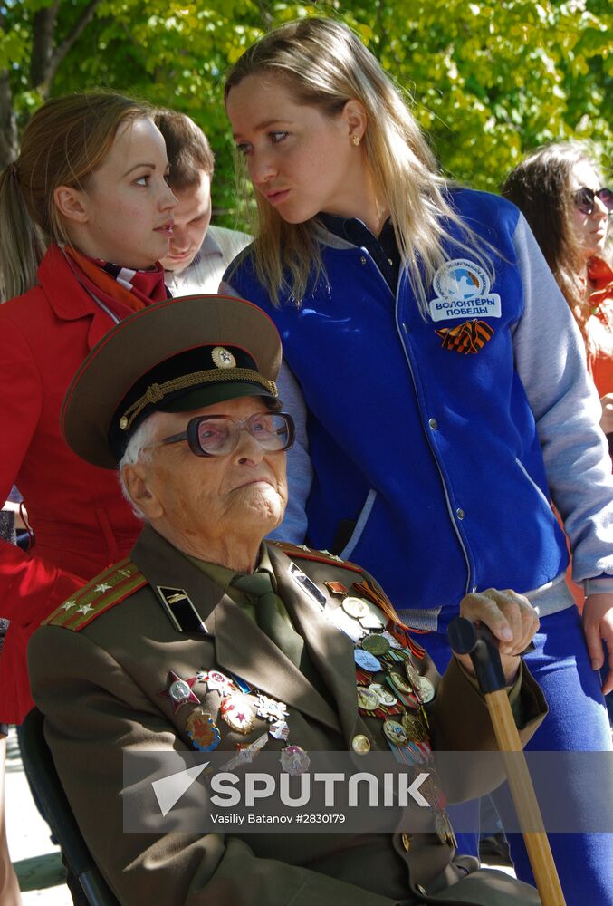St. George Ribbon memorial campaign in Russian cities