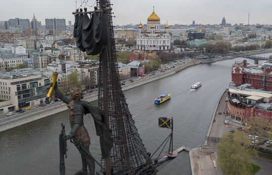 Passenger navigation launched across the Moskva River