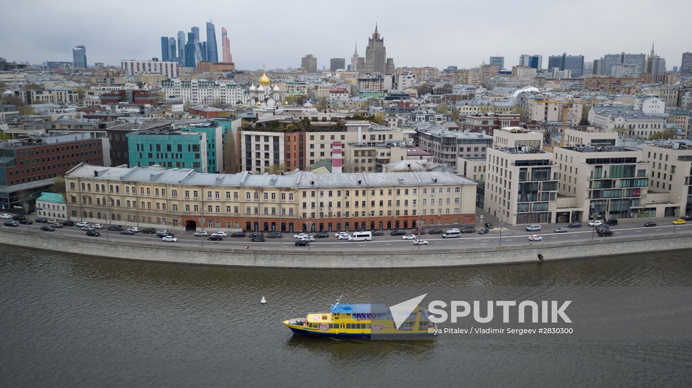 Passenger navigation launched across the Moskva River