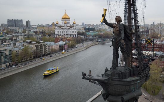 Passenger navigation launched across the Moskva River