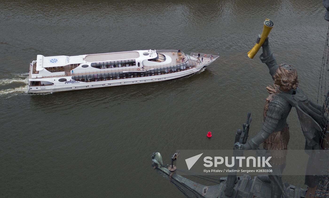 Passenger navigation launched across the Moskva River