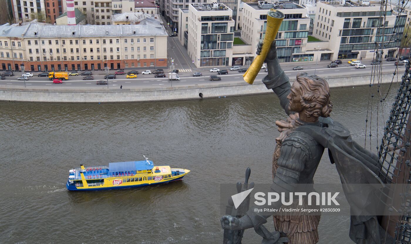 Passenger navigation launched across the Moskva River