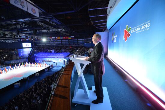 President Vladimir Putin visits Kazan