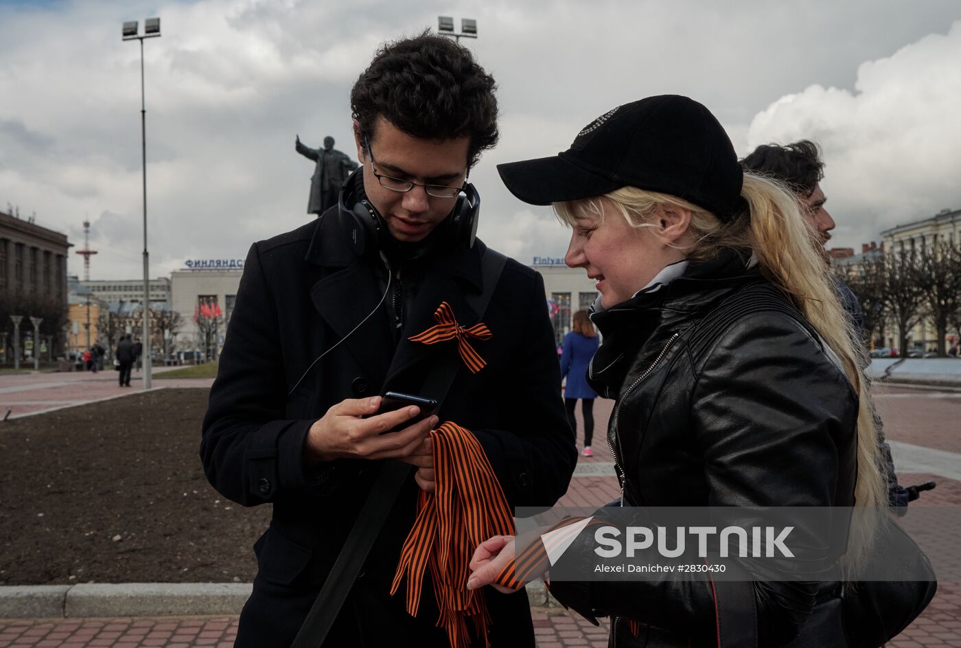 St. George Ribbon memorial campaign in Russian cities