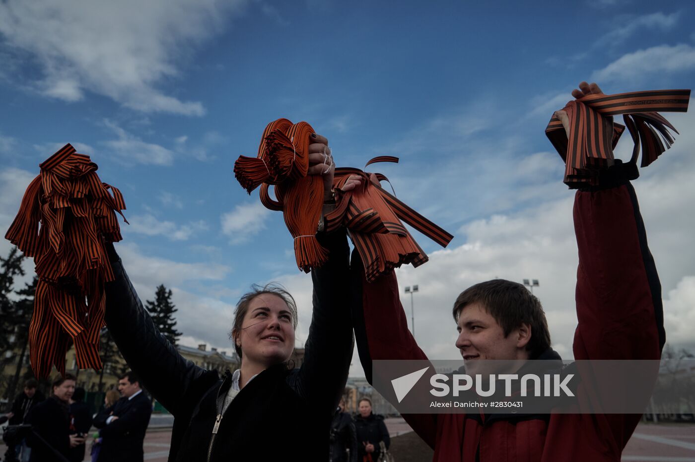 St. George Ribbon memorial campaign in Russian cities