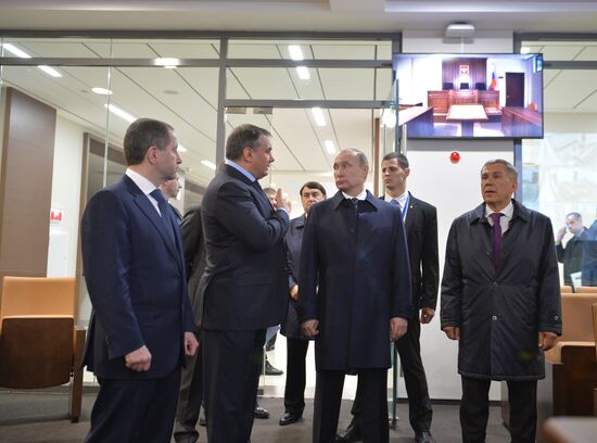 President Vladimir Putin visits Kazan