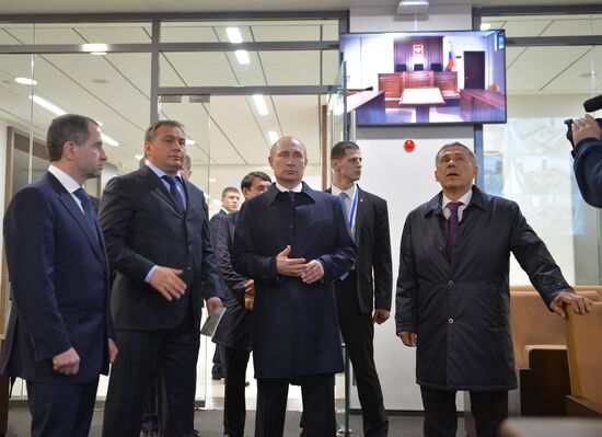 President Putin visits Kazan
