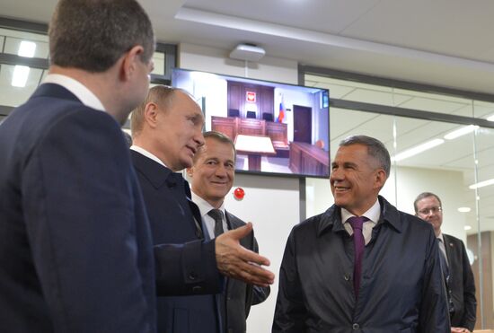 President Vladimir Putin visits Kazan