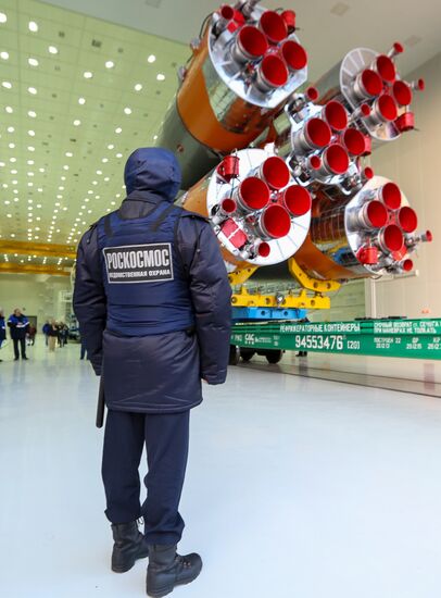 Soyuz-2.1a carrier vehicle taken to Vostochny space center's launch pad