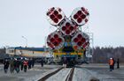 Soyuz-2.1a carrier vehicle taken to Vostochny space center's launch pad