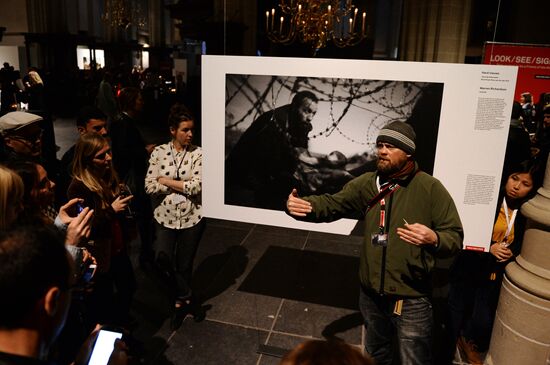 Canon Night at the World Press Photo winners exhibition in Amsterdam