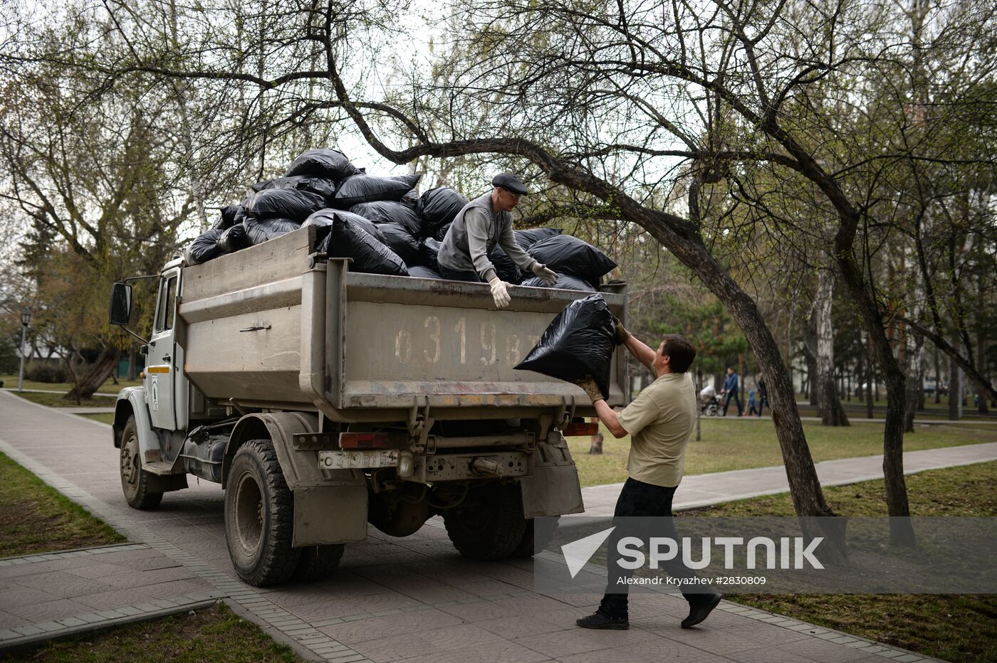 Citywide cleaning campaign in Novosibirsk