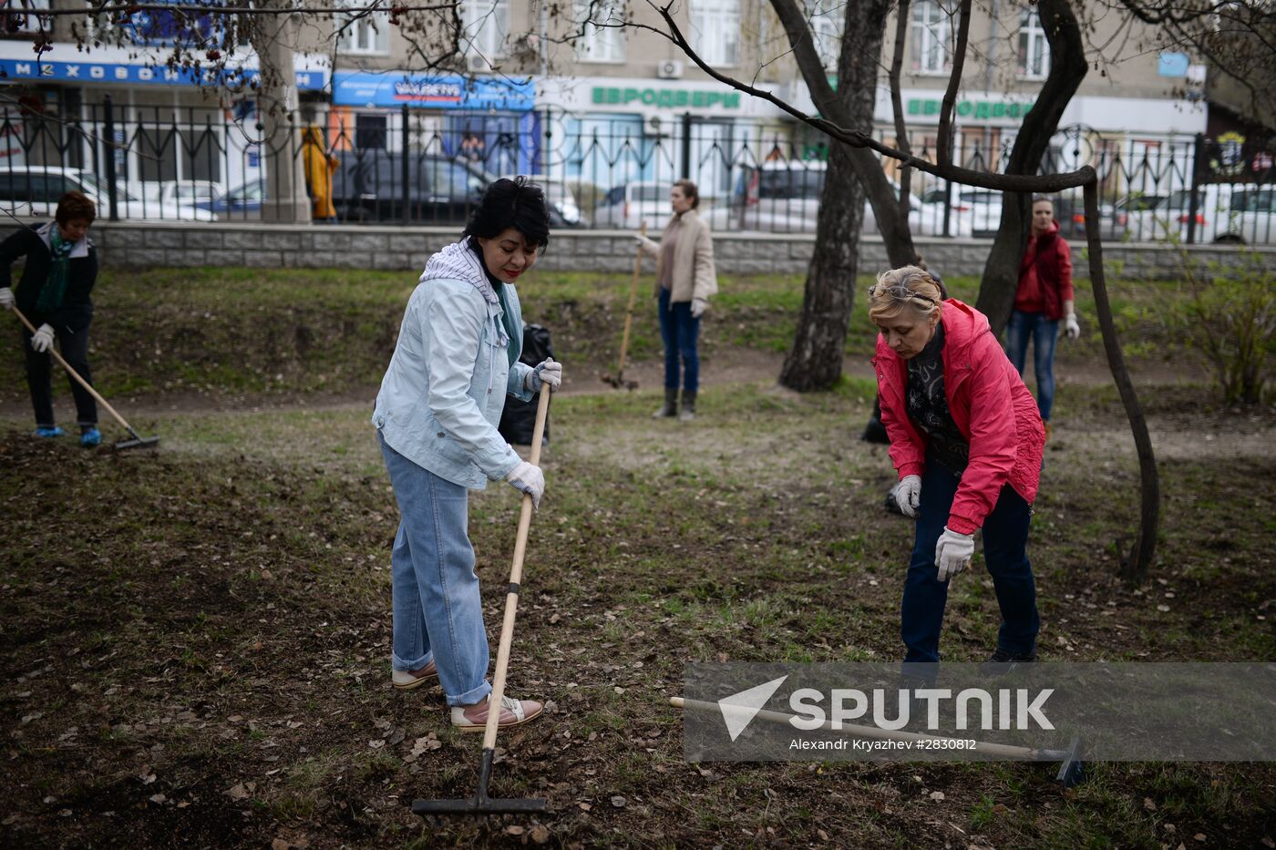 Citywide cleaning campaign in Novosibirsk