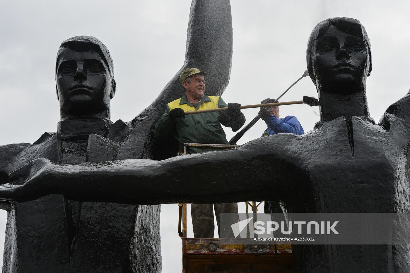 Citywide cleaning campaign in Novosibirsk