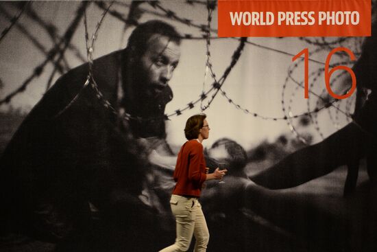 Canon Night at the World Press Photo winners exhibition in Amsterdam