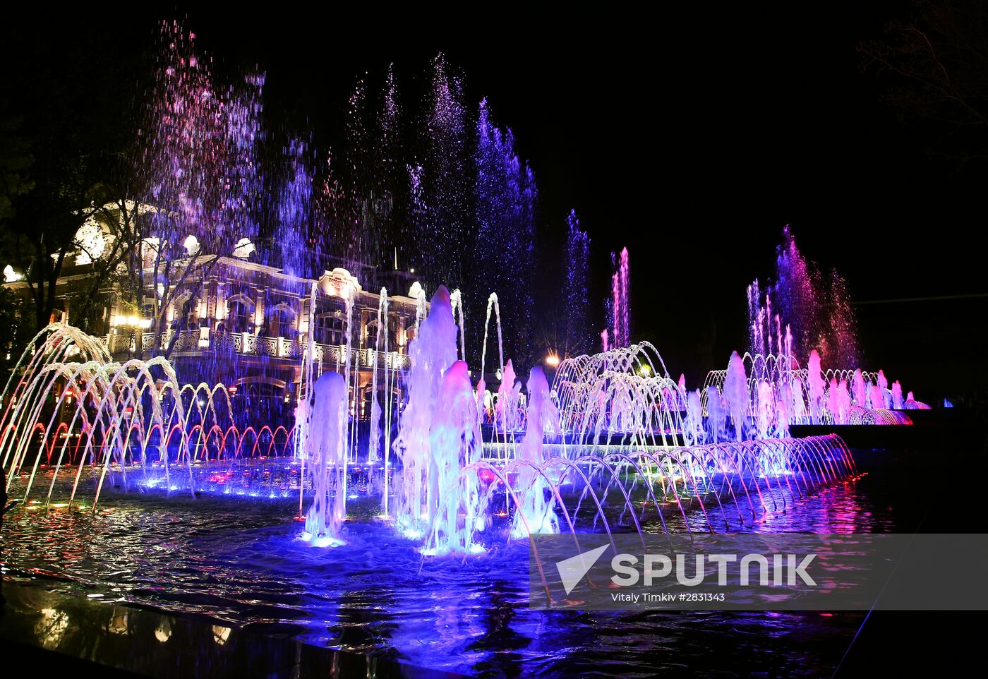 Fountains begin to work in Krasnodar