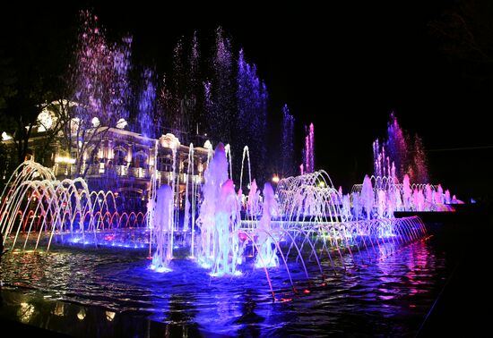 Fountains begin to work in Krasnodar