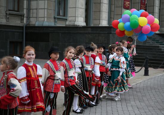 Fountains begin to work in Krasnodar