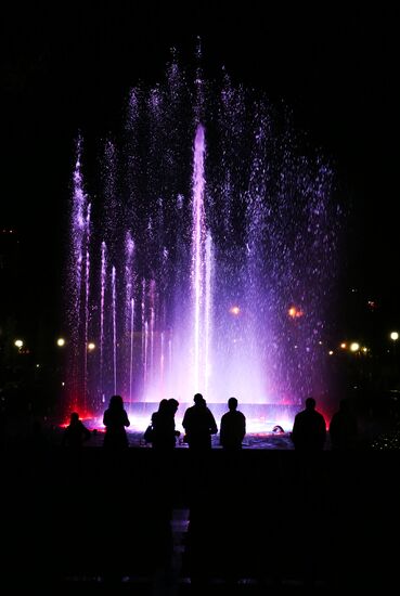 Fountains begin to work in Krasnodar