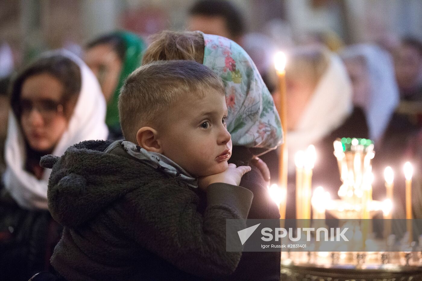 Palm Sunday in Russian cities