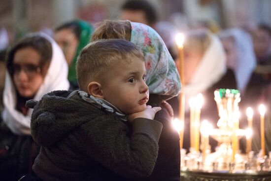 Palm Sunday in Russian cities