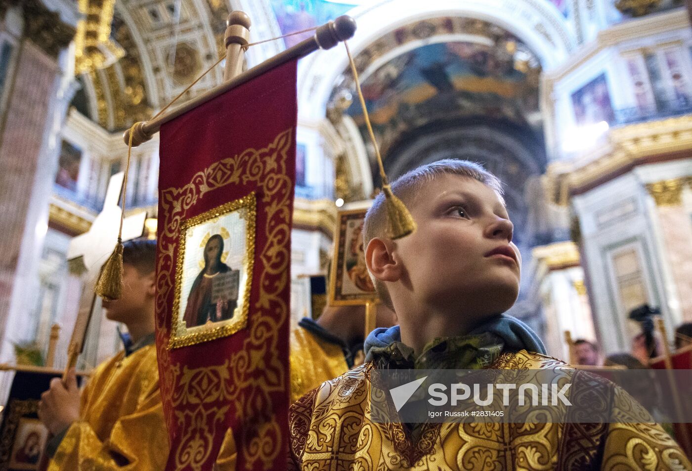Palm Sunday in Russian cities