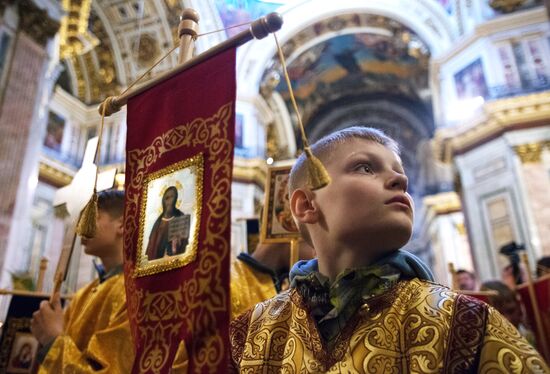 Palm Sunday in Russian cities