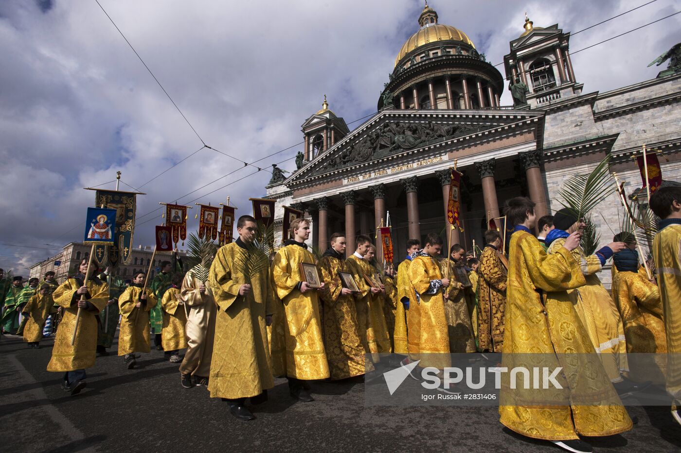 Palm Sunday celebrated in Russia