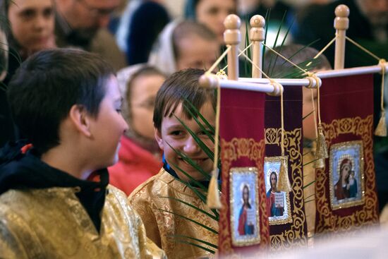 Palm Sunday celebrated in Russia