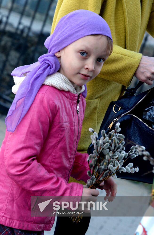 Palm Sunday celebrated in Russia