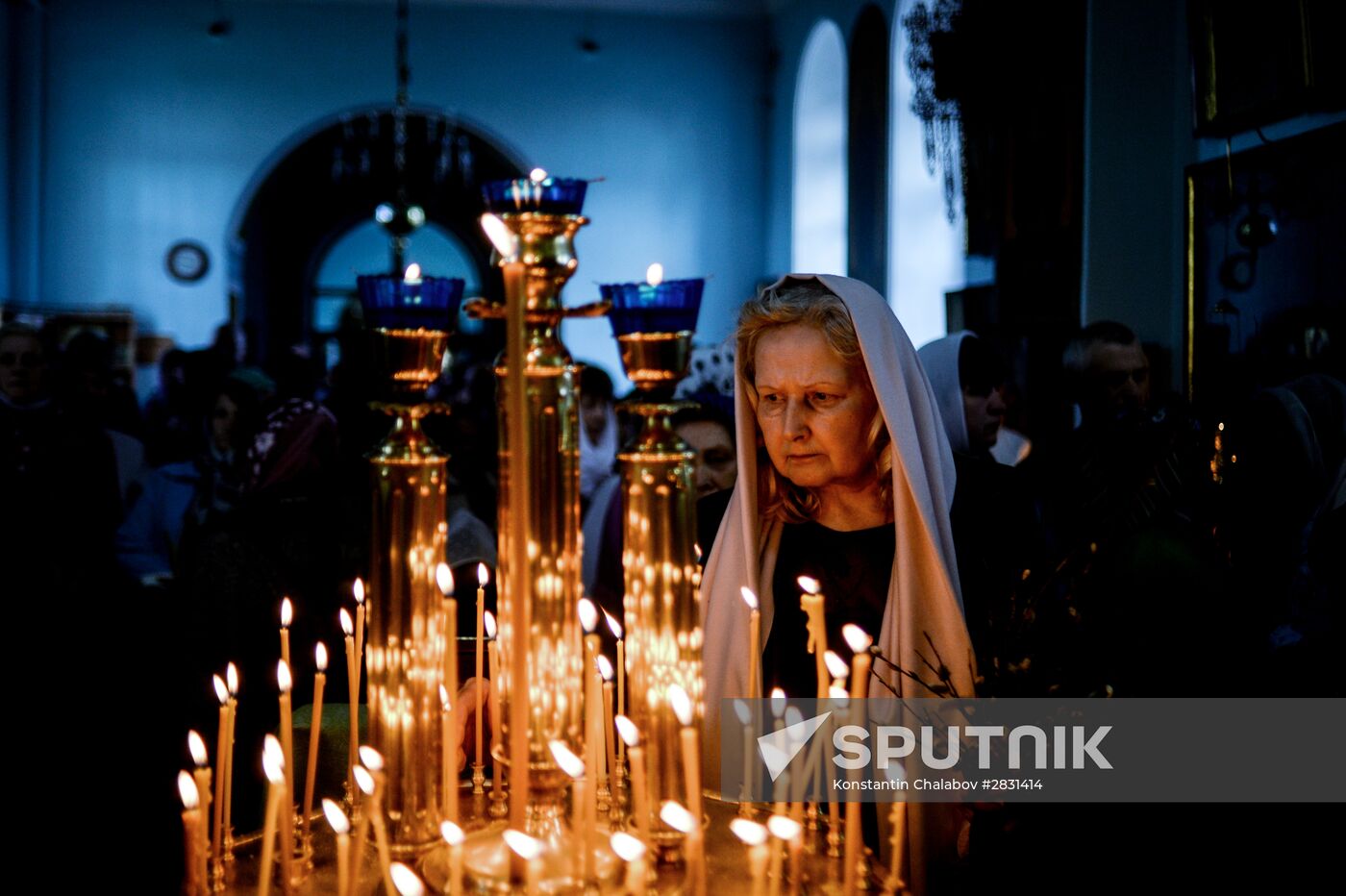 Palm Sunday in Russian cities