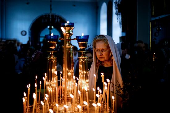 Palm Sunday in Russian cities