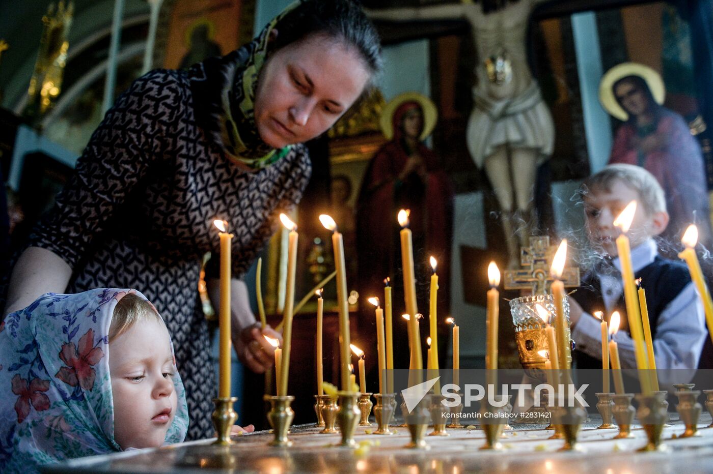 Palm Sunday in Russian cities