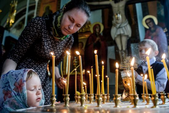 Palm Sunday in Russian cities