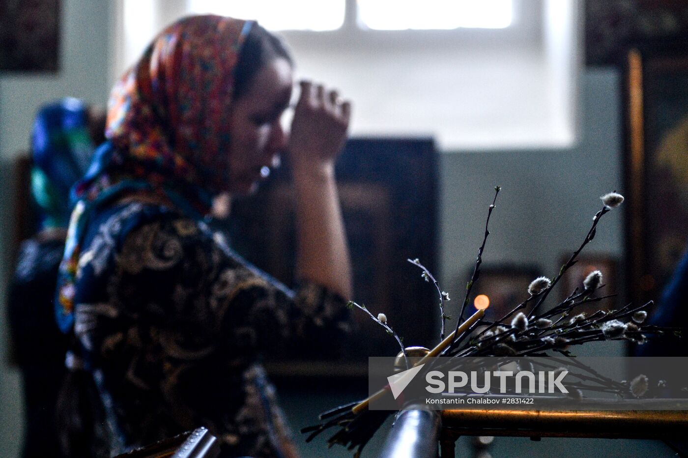 Palm Sunday in Russian cities