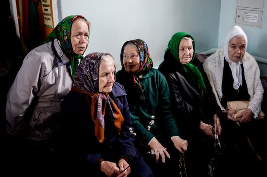 Palm Sunday in Russia cities