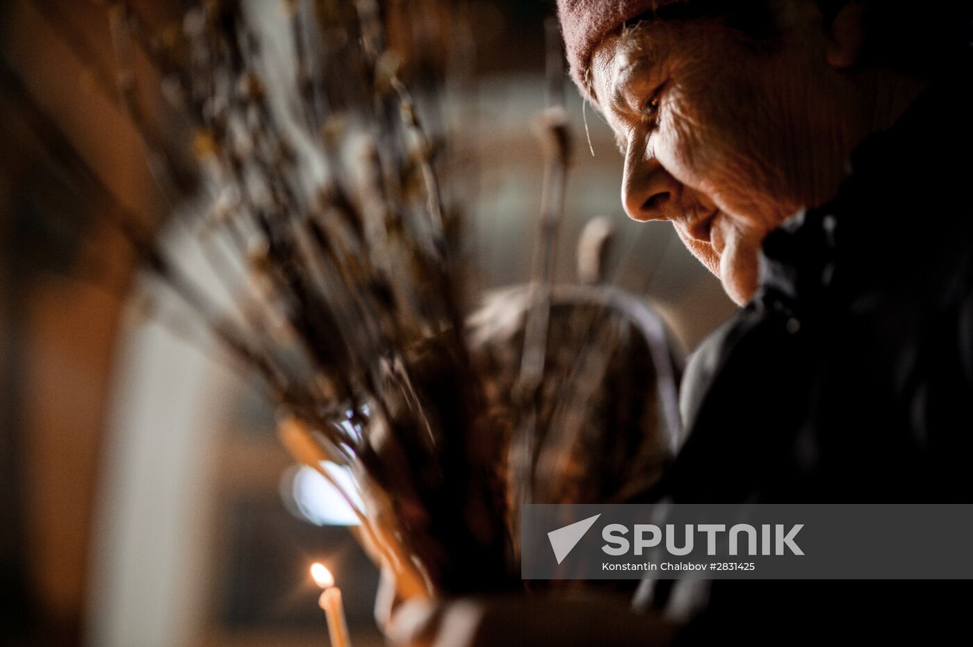 Palm Sunday in Russian cities