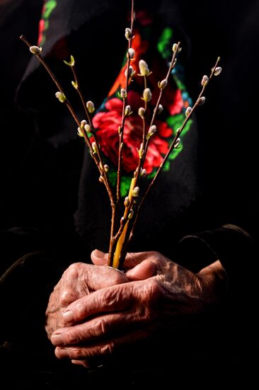 Palm Sunday in Russian cities