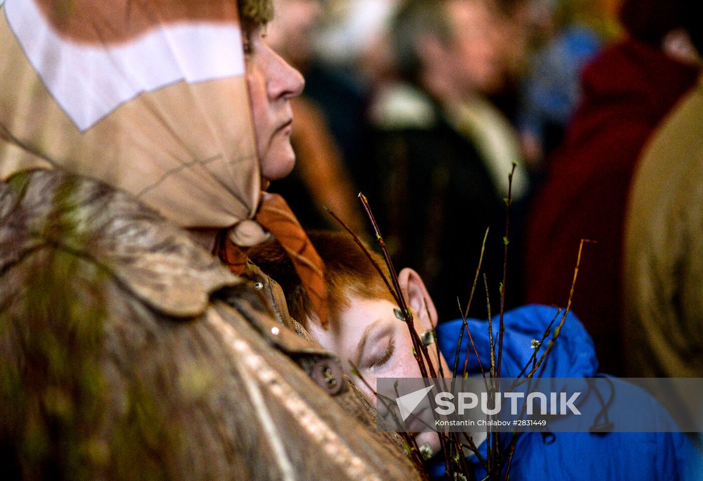 Palm Sunday in Russian cities