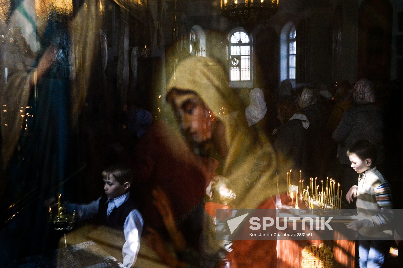 Palm Sunday in Russian cities