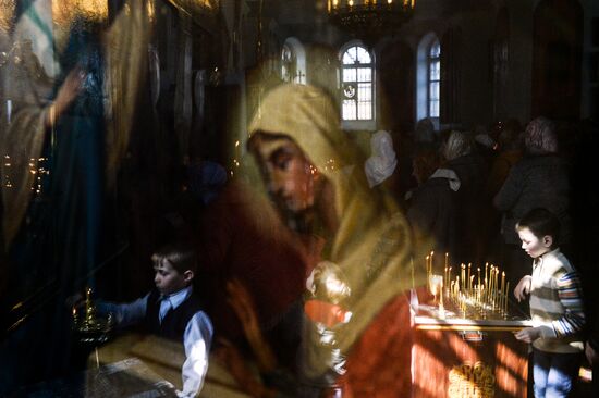 Palm Sunday in Russian cities