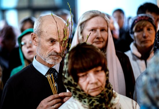 Palm Sunday in Russian cities