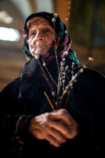Palm Sunday in Russian cities