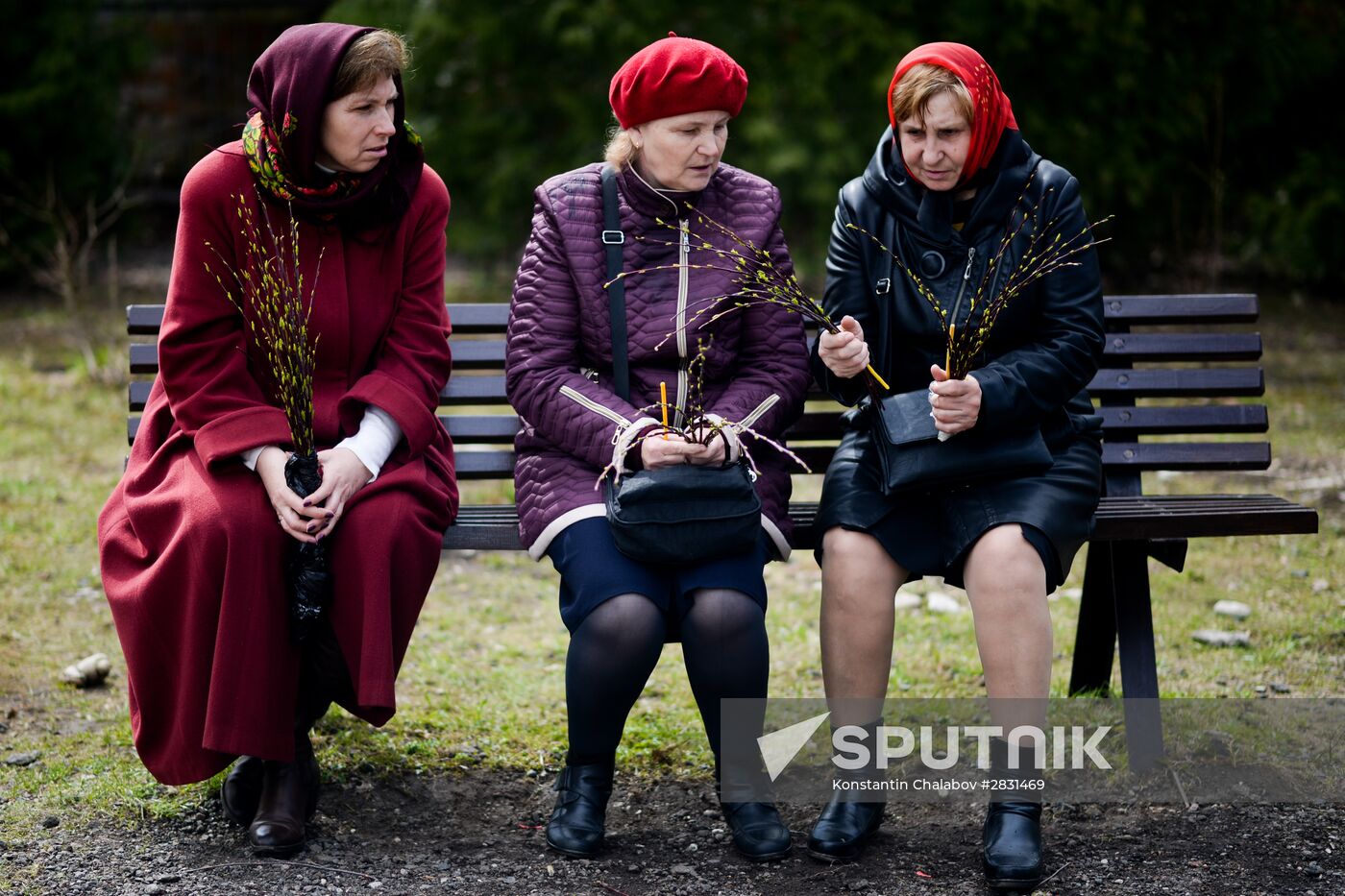 Palm Sunday in Russian cities