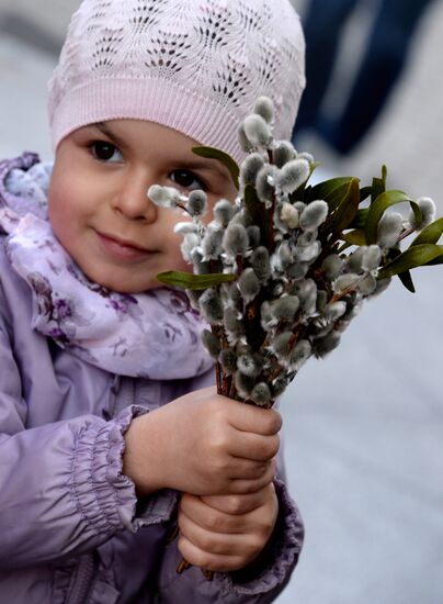 Palm Sunday celebrated in Russia