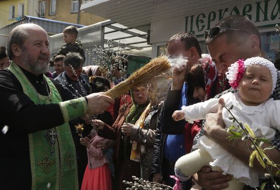 Palm Sunday celebrated in Russia
