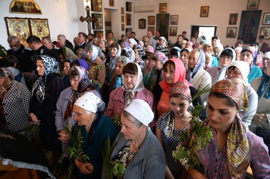 Palm Sunday celebrated in Russia