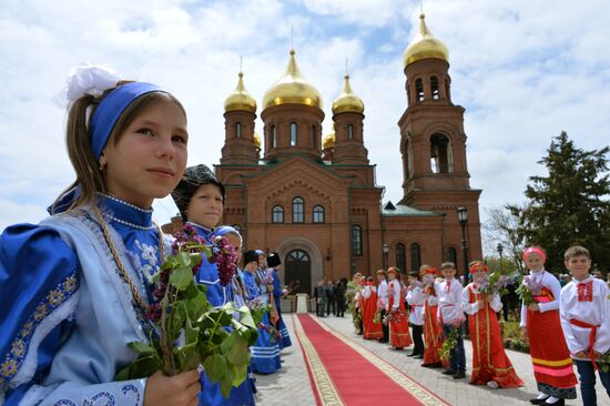 Cathedral of the Nativity of Christ opens in village of Naurskaya, Chechen Republic