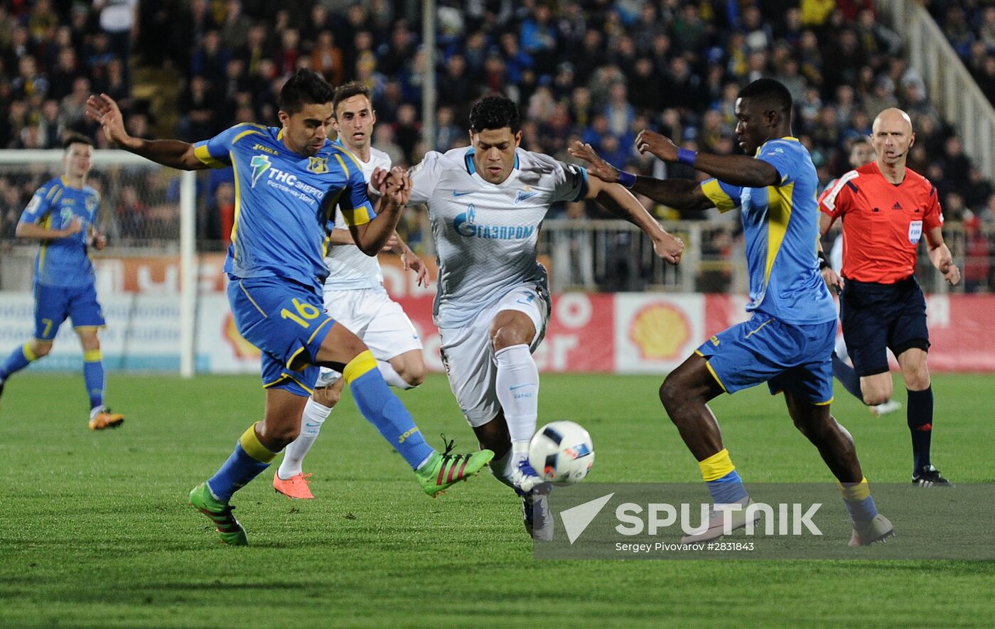 Russian Football Premier League. Rostov vs. Zenit